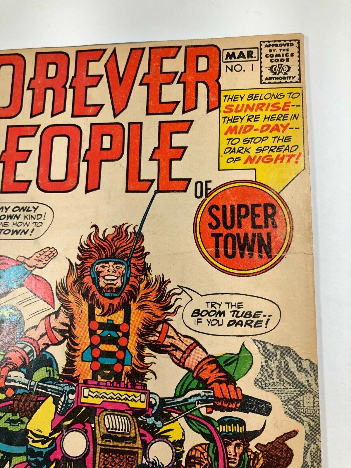 Forever People 1 - First Full Darkseid - DC Comics 1971 - Jack Kirby - Superman