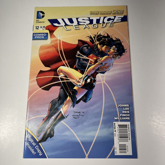 Justice League 12 Combo Pack Variant RARE New 52 DC Comics 2012 Superman Wonder