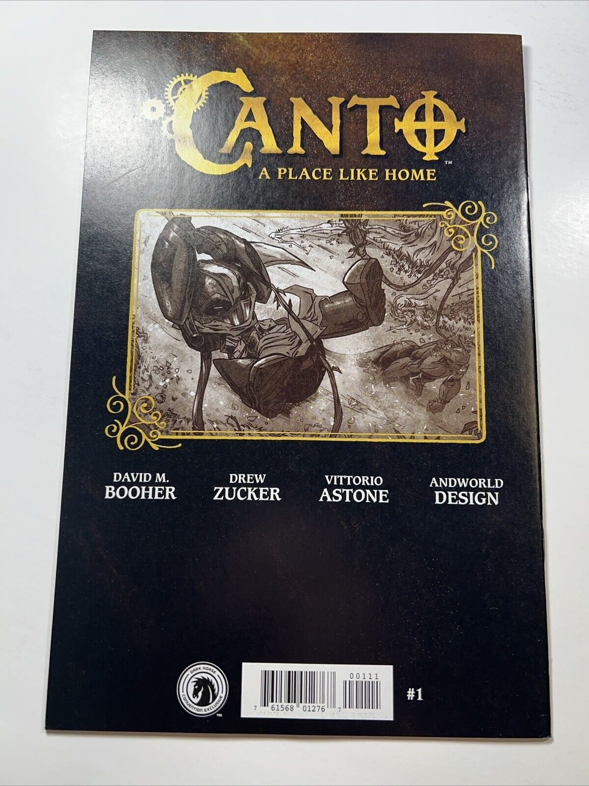 Canto No Place Like Home #1 SDCC Exclusive B&W Cover by Nimit Malavia Dark Horse